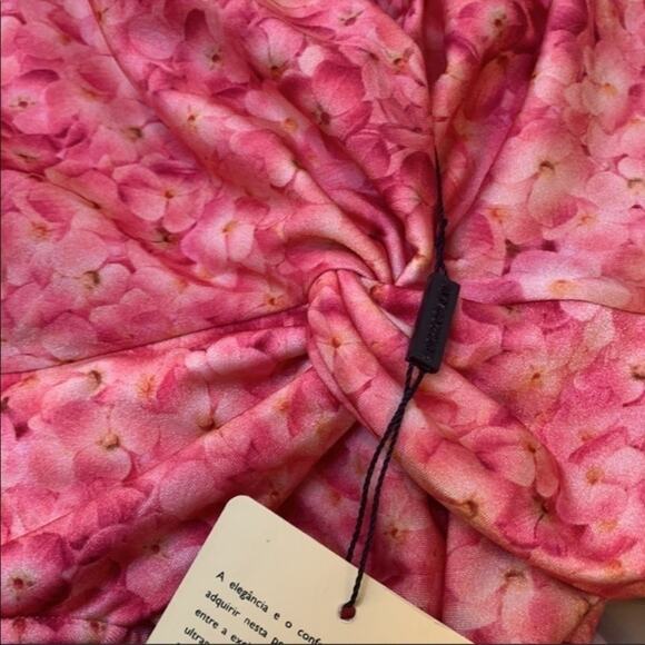 Adriana DEGREAS Floral One-piece Halter Swimsuit In Hydrangea Small - Picture 5 of 12